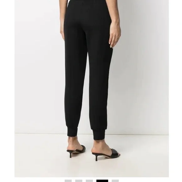 Wolford Black Shimmer Athene Track Trousers - Picture 10 of 11